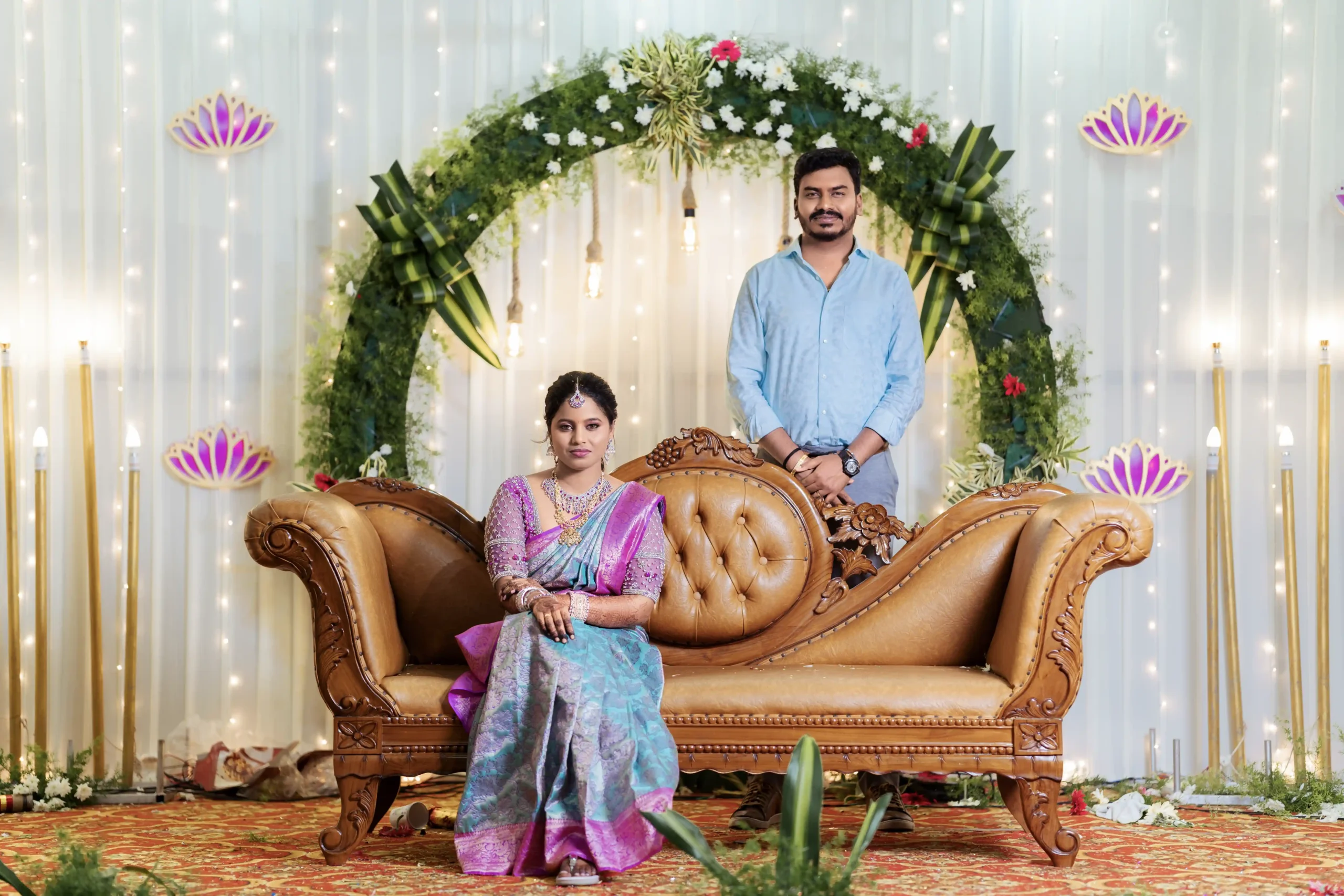 Best Reception and Engagements Photography Moments in Tiruchirappalli Elite Wedding Stories Best Reception photography in Trichy
