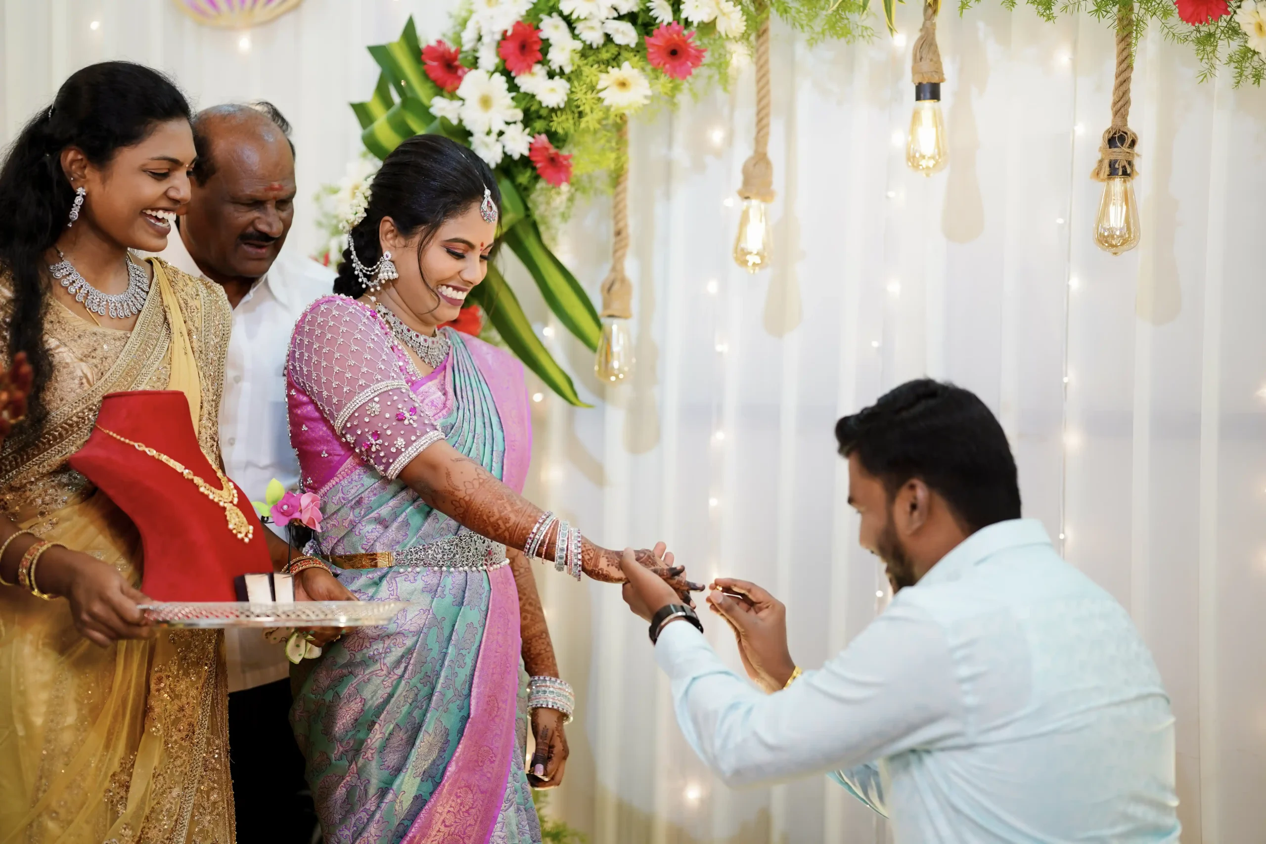 Best Reception and Engagements Photography Moments in Tiruchirappalli Elite Wedding Stories Best Wedding photography in Trichy